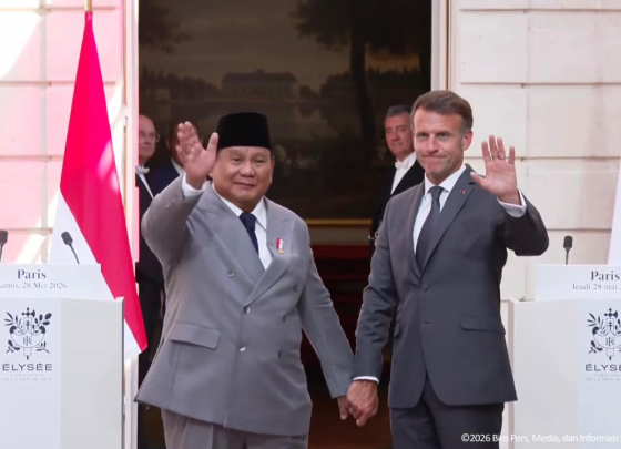 Macron Tegaskan Komitmen Perkuat Kemitraan Strategis Prancis-Indonesia