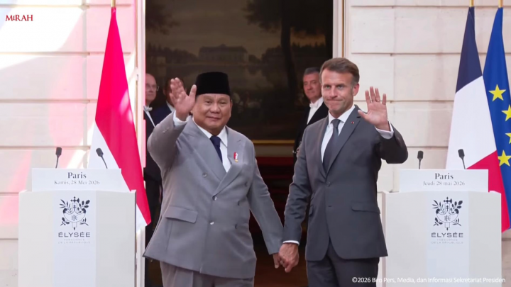 Macron Tegaskan Komitmen Perkuat Kemitraan Strategis Prancis-Indonesia