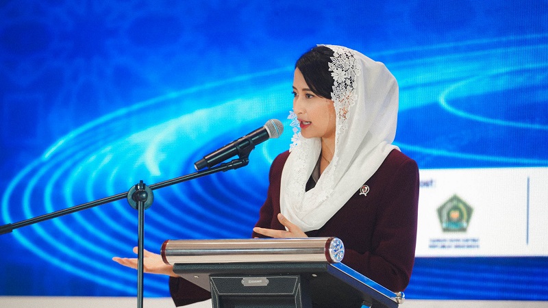 Wakil Menteri Perdagangan (Wamendag) Dyah Roro Esti Widya Putri dorong perluasan akses pasar global bagi produk halal Indonesia. (Kemendag)