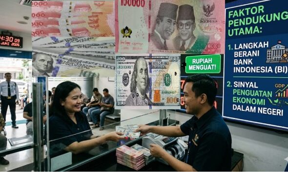 Rupiah Selasa 9 Juni 2026: Menguat Tajam 130 Poin Dekati Rp18.000, Volatilitas Masih Berpotensi Tinggi
