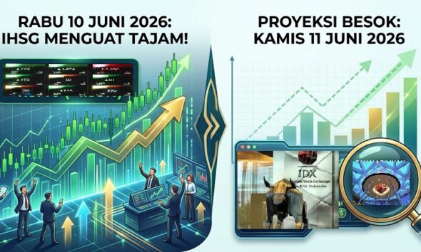 IHSG BEI Rabu 10 Juni 2026: Pasar Bergairah, Indek Melambung ke Level 5.902, Tapi Masih Rawan