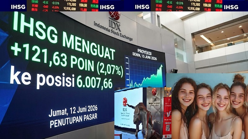 Keperkasaan IHSG BEI itu mengantar pasar modal Indonesia menutup pekan kedua bulan Juni dengan torehan performa yang sangat impresif. 