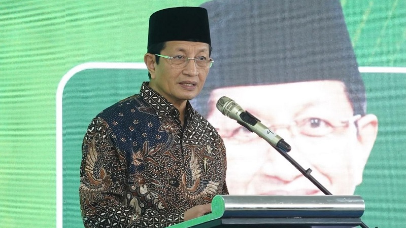 Menteri Agama (Menag) Nasaruddin Umar menyampaikan kabar baik dari Direktorat Guru dan Tenaga Kependidikan (GTK) Madrasah Ditjen Pendidikan Islam Kementerian Agama soal pencairan insentif bagi guru madrasah Non ASN. (Kemenag)