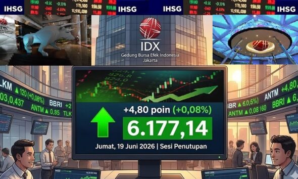 IHSG BEI Jumat 19 Juni 2026: Bangkit Berbalik Menguat Tipis, Modal untuk Pekan Depan