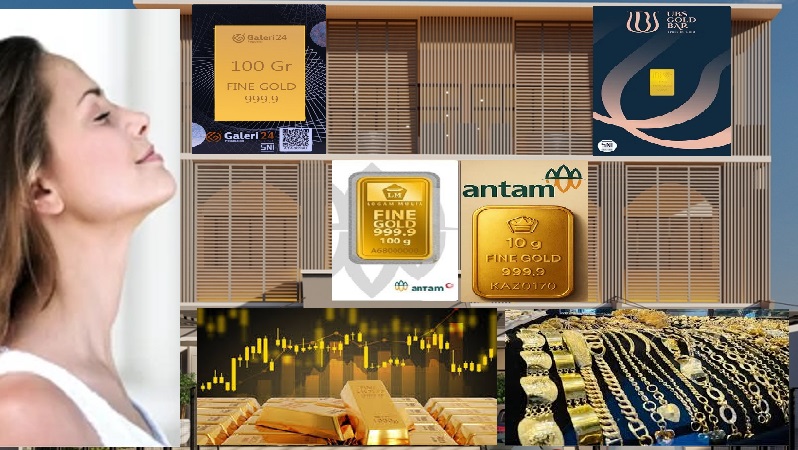 Harga emas PT Aneka Tambang (Antam) stagnan sedangkan Galeri24 dan UBS bergerak naik dalam perdagangan logam mulia Jumat (26/6/2026). (Ist)