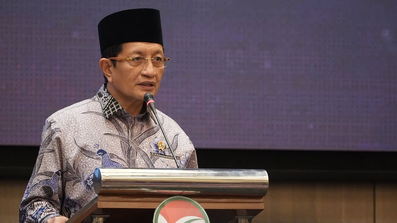 Menteri Agama (Menag) Nasaruddin Umar memberikan arahan kepada para Rektor dan Wakil Rektor PTKIN se-Indonesia di Jakarta, Sabtu (27/6/2026). (Kemenag)