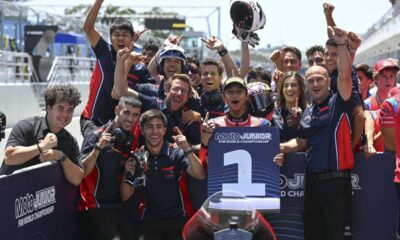 Kiandra cetak sejarah baru, naik podium di Estoril. (Foto : istimewa)