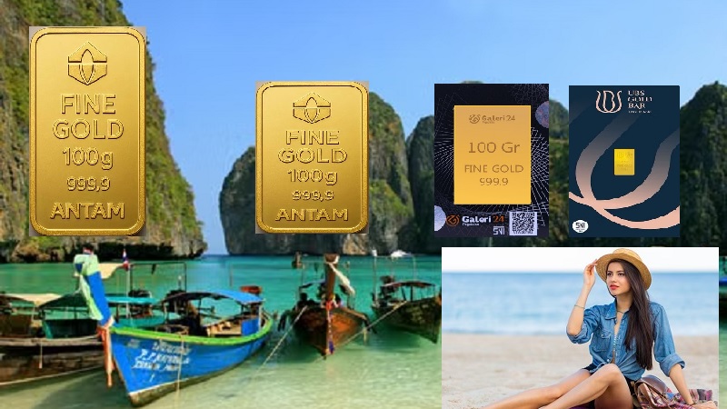 Bak suasana pantai yang tenang, harga emas PT Aneka Tambang (Antam), Galeri24 dan UBS, hanya ada riak di satu sisi sedangkan di sisi lain tetap nyaman pada Sabtu (4/7/2026) ini. (Ist)