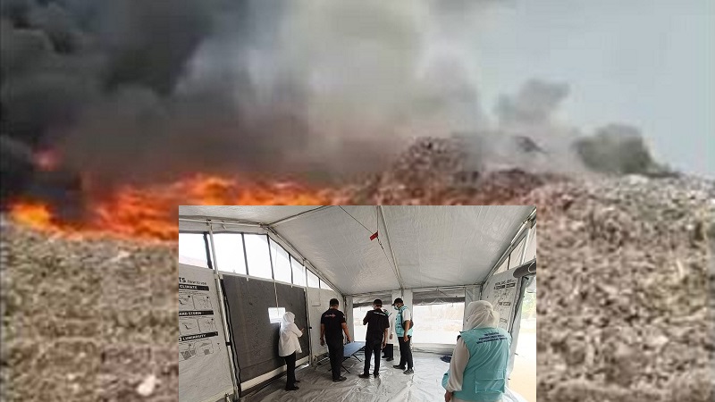 Kementerian Kesehatan RI melalui Pusat Krisis Kesehatan bergerak cepat memberikan dukungan penanganan kesehatan bagi masyarakat terdampak kebakaran Tempat Pembuangan Akhir (TPA) Jatiwaringin, Kabupaten Tangerang, Banten.