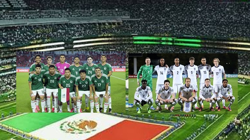 Duel akbar babak 16 besar Piala Dunia 2026 antara tuan rumah Meksiko dan Inggris di Stadion Azteca menyajikan pertarungan yang sangat ketat dan seimbang. (Ist)