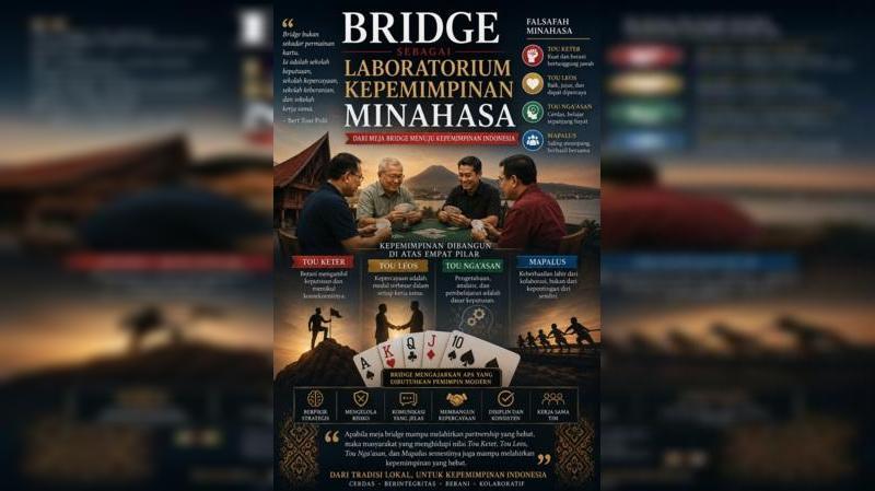 bagi mereka yang telah lama berkecimpung di dunia bridge, permainan ini sesungguhnya adalah sebuah laboratorium kehidupan