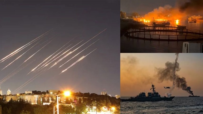 Amerika Serikat kembali melancarkan gelombang serangan ke 90 titik sasaran di Iran dan Iran langsung membalas dengan menggempur pangkalan militer AS di Bahrain dan Kuawait, Rabu atau Kamis (9/7/2026) WIB). (Ist)