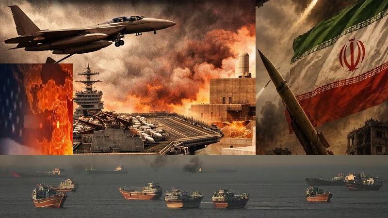 Serangan baru Amerika Serikat (AS) yang langsung dibalas Iran, Rabu (8/7/2026), merupakan perang untuk merebut kontrol atas Selat Hormuz yang selama ini menjadi kekuatan emas Iran. (Ist)