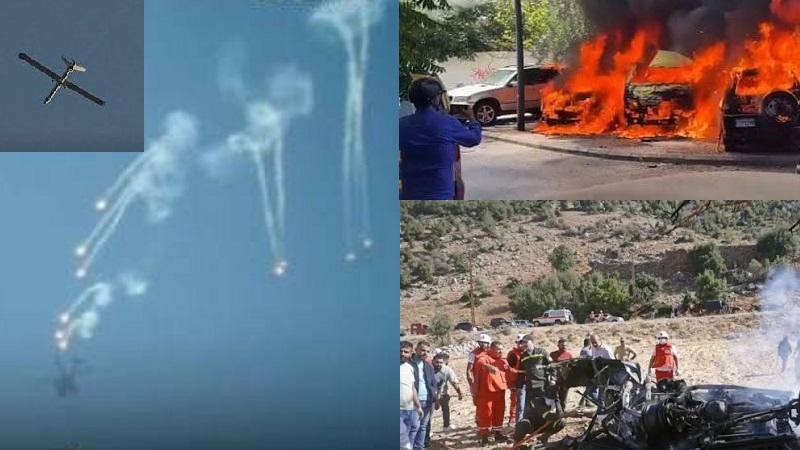 Israel melancarkan serangan pesawat tak berawak ke Lebanon Selatan dan menewaskan dua orang serta mengklaim menangkan pejuang Hizbullah, Rabu (8/7/2026). (Ist)