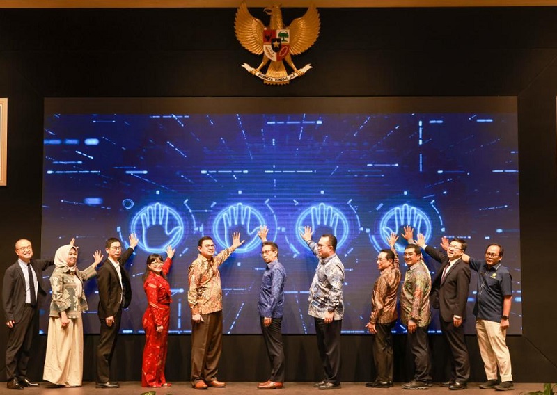 Menteri Kesehatan (Menkes) Budi Gunadi Sadikin secara resmi meluncurkan purwarupa (prototype) Vaksin Dengue Tetravalen Berbasis mRNA di Kementerian Kesehatan, Jakarta, Rabu (8/7/2026). (Kemenkes)