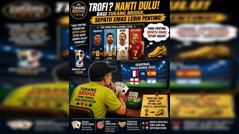 Dan mungkin, hanya mungkin, di seluruh dunia memang ada segelintir orang yang menonton semifinal Piala Dunia bukan terutama untuk melihat siapa yang akan mengangkat trofi.
