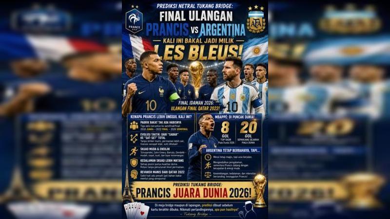 Kali ini, dunia kemungkinan akan menyaksikan penobatan resmi Kylian Mbappé sebagai raja baru sepakbola dunia.