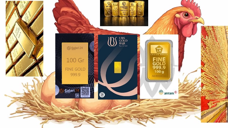 Cek rincian harga emas Antam hari ini, Galeri 24, dan UBS per Minggu, 19 Juli 2026, simak perbandingan harga jual dan buyback terlengkap untuk investasi. (Foto : Istimewa)