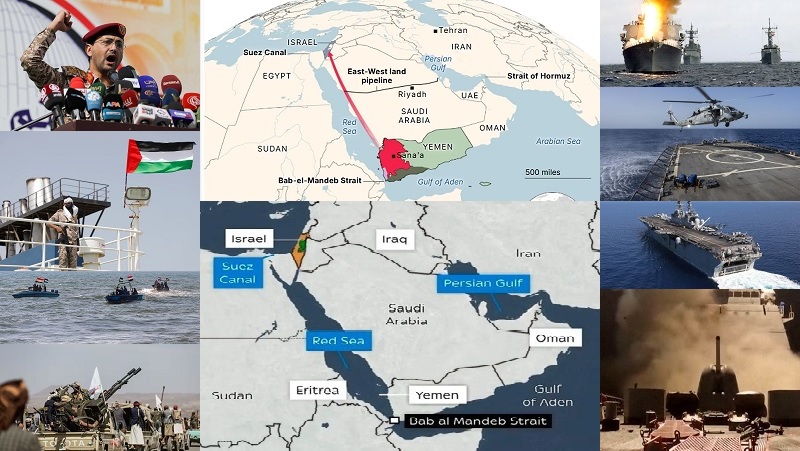 Front baru yang dibuka Kelompok Houthi Yaman dengan memblokade Laut Merah telah menambah beban Amerika Serikat (AS) dalam perang melawan Iran. (Foto: Istimewa)