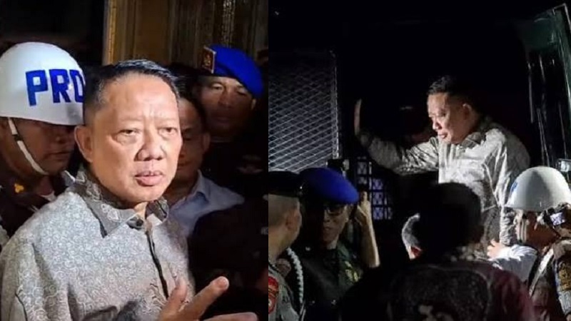 Mantan Jaksa Agung Muda Bidang Tindak Pidana Khusus (Jampidsus), Febrie Adriansyah memberi keterangan kepada wartawan setelah ditetapkan sebagai tersangka kasus dugaan Tindak Pidana Pencucian Uang (TPPU) dan langsung ditahan di Rumah Tahanan (Rutan) KPK Jakarta Timur, Jumat (24/7/2026) malam. (Foto: Istimewa)