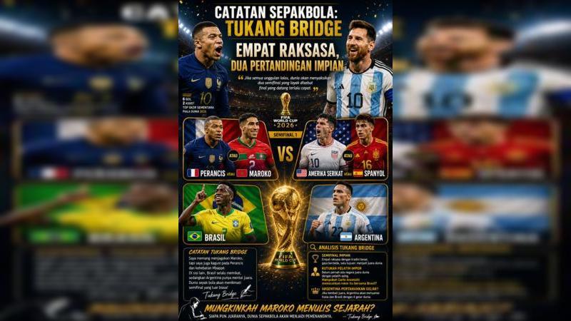 Apa pun yang terjadi, saya berharap kita akan menikmati sepakbola dengan kualitas terbaik.