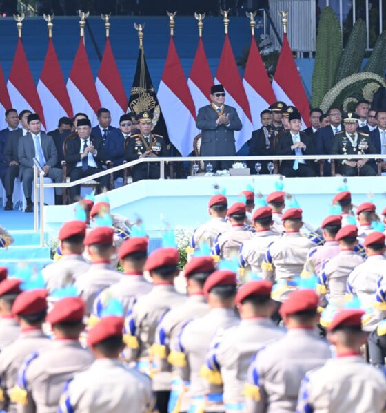 HUT Ke-80 Bhayangkara, Prabowo: Polri Harus Selalu Hadir Melindungi dan Mengabdi kepada Rakyat