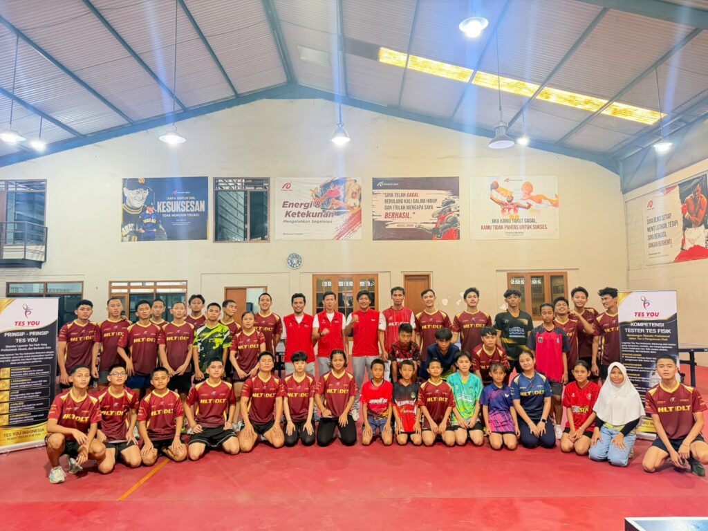 Gelar Tes Fisik dan Psikologi, PTM Arwana Jaya Jaring dan Persiapkan Atlet Tenis Meja untuk Jangka Panjang
