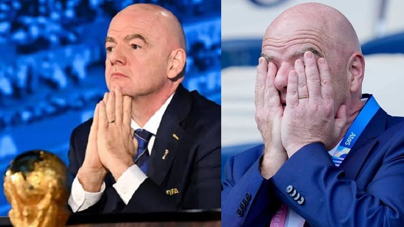 Setelah rencana mengkomersilkan Piala Dunia dengan menjual saham ke perusahaan swasta mendapat penolakan besar sehingga dibatalkan, Presiden FIFA Gianni Infantino mendapat pukulan kehilangan kepercayaan dari UEFA dan CONCACAF. (Foto: Istimewa)