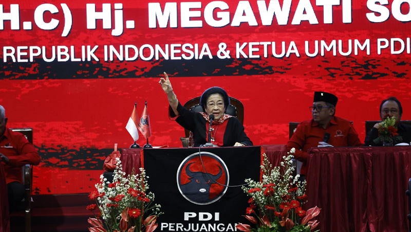 Ketua Umum PDI Perjuangan Ibu Megawati Soekarnoputri menegaskan Jawa Timur, khususnya Surabaya, memiliki posisi penting dalam sejarah perjuangan dan pembentukan pemikiran Presiden Pertama RI Soekarno atau Bung Karno yang menyebut Surabaya sebagai “Dapur Nasionalisme”. (Foto: Istimewa)