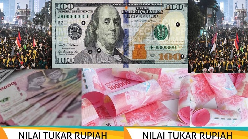 Sentimen global dan domestik seperti fit and proper test calon Gubernur Bank Indonesia (BI) dan rencana aksi demontrasi besar-besaran besok ikut membuat nilai tukar (kurs) rupiah tergelincir melemah terhadap dolar Amerika Serikat (AS), Rabu (26/8/2026). (Foto: Istimewa)