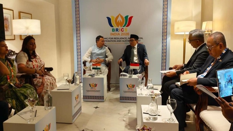 Pertemuan bilateral antara Wakil Menteri Perindustrian Republik Indonesia, Faisol Riza dengan Menteri Negara Perindustrian dan Perdagangan Pemerintah India, Jitin Prasada, Jaipur, India. (Foto: Kemenperin)