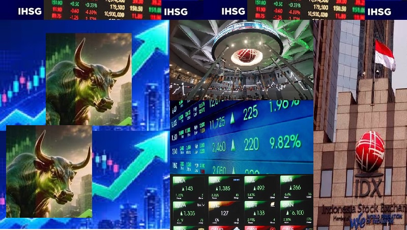 Bersamaan dengan berlangsungnya aski demontrasi di depan Gedung Parlemen, Indeks Harga Saham Gabungan (IHSG) Bursa Efek Indonesia (BEI) mencatatkan pembalikan yang mengesankan sehingga menguat Kamis (27/8/2026). (Foto: Istimewa)