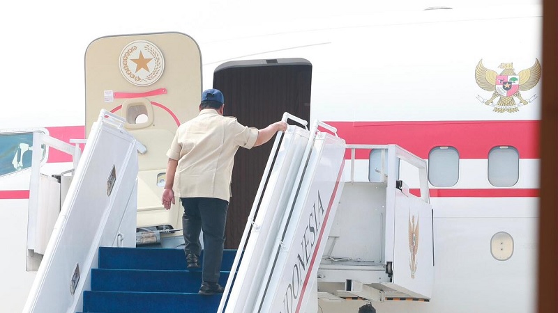 Presiden Prabowo Subianto bertolak menuju Provinsi Jawa Timur, Kamis, 27 Agustus 2026. (Foto: BPMI Setpres/Istimewa)