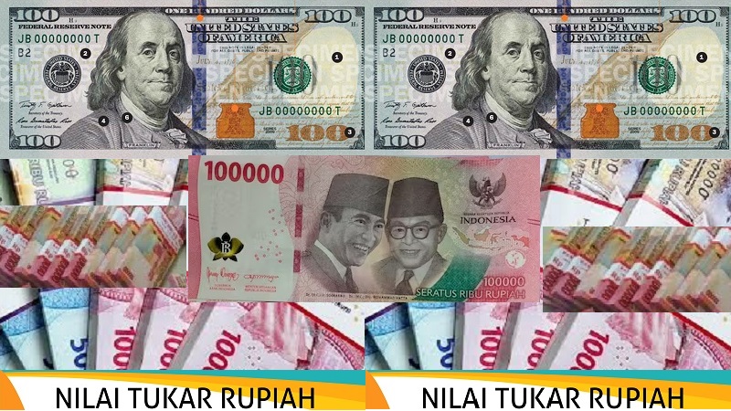 Menguatnya dolar Amerika Serikat (AS) di tingkat global dan aksi demontrasi yang berlangsung hari ini Kamis (27/8/2026), membuat rupiah tertekan dan melemah sejak pembukaan hingga penutupan perdaganngan. (Foto: Istimewa)