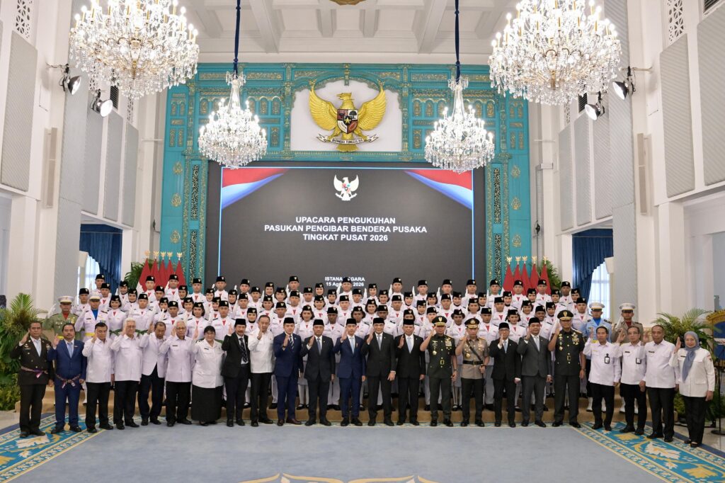 76 Anggota Paskibraka Resmi Dikukuhkan, Siap Bertugas pada Upacara HUT ke-81 Kemerdekaan RI