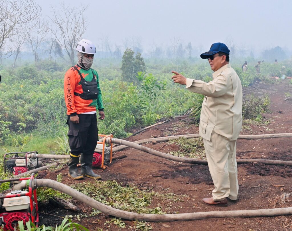 Kebutuhan Penanganan Terus Dipenuhi, Presiden Prabowo Optimistis Karhutla Segera Terkendali