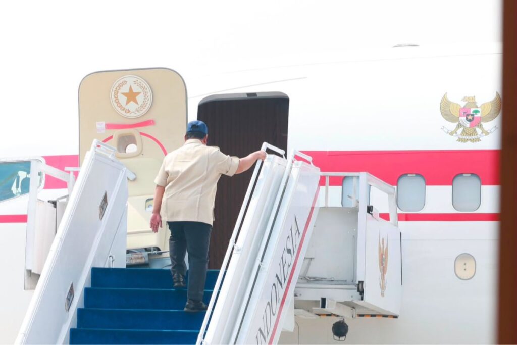 Prabowo Bertolak ke Kalimantan, Pimpin Langsung Penanganan Karhutla