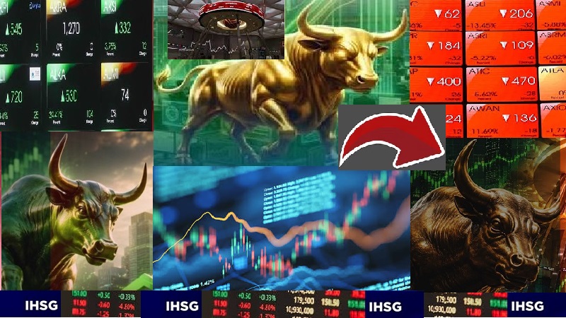 Indeks Harga Saham Gabungan (IHSG) Bursa Efek Indonesia (BEI) yang sempat dibuka menguat harus bergerak melemah saat penutupan perdagangan saham Rabu (2/9/2026). (Foto: Istimewa)