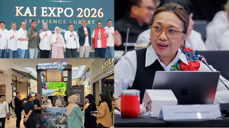Deputi Bidang Pemasaran Kementerian Pariwisata (Kemenpar) Ni Made Ayu Marthini dalam  keterangaannya di Jakarta, Jumat (4/9/2026), mendukung penyelenggaraan KAI Expo 2026 yang menawarkan perjalanan kereta api ke berbagai destinasi di Pulau Jawa dengan beragam promosi menarik. (Foto: Kedmenpar)
