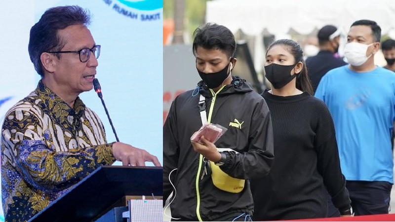 Menteri Kesehatan (Menkes) Budi Gunadi Sadikin mengimbau masyarakat di wilayah terdampak abu vulkanik Gunung Anak Krakatau untuk membatasi aktivitas di luar rumah. (Foto: Kemenkes)