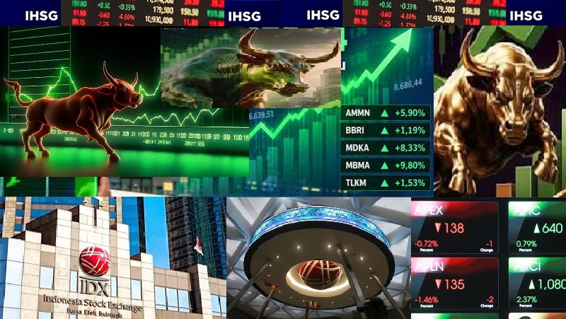 Mulus dan perkasa pergerakan Indeks Harga Saham Gabungan (IHSG) Bursa Efek Indonesia (BEI) dengan terus menguat sejak pembukaan hingga penutupan perdagangan saham Selasa (8/9/2026). (Foto: Istimewa)