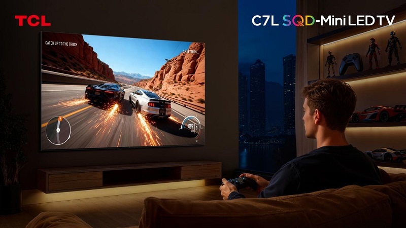 Menghadirkan hingga 1.352 Precise Dimming Zones, kecerahan puncak hingga HDR 3.000 nits, dan gamut warna hingga 100% BT.2020, C7L terus memperkuat posisi TCL sebagai
pilihan terbaik untuk TV premium di Indonesia.