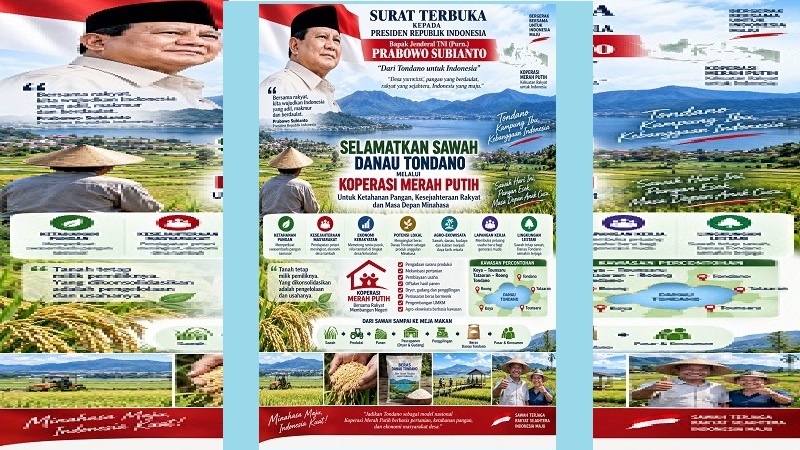 Semoga suatu hari nanti kita dapat melihat kembali hamparan sawah yang produktif di sekitar Danau Tondano.