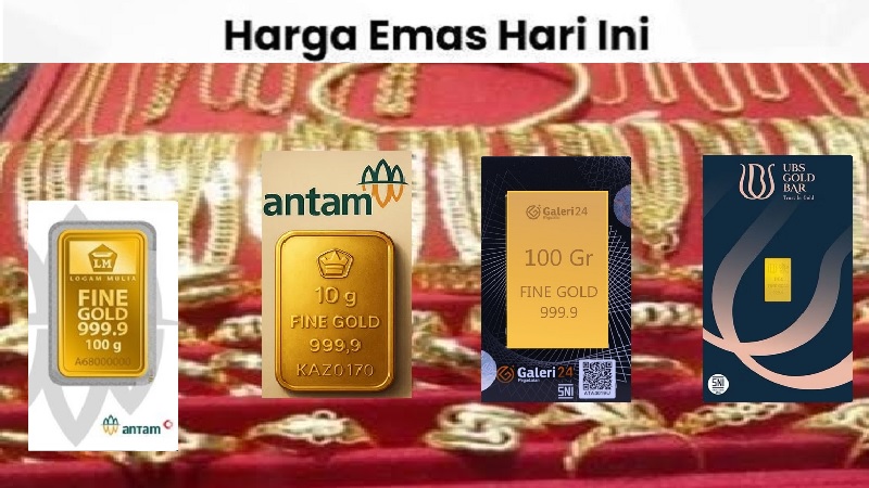 Harga Emas Hari Senin 14 September 2026: Antam Melandai Sendiri  Tapi Stagnan Bersama Galeri 24, dan UBS