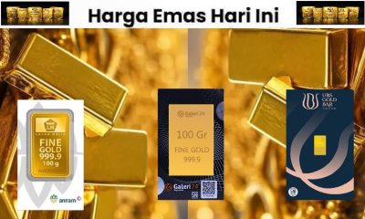 Harga Emas Hari Selasa 15 September 2026: Antam Merosot Rp10.000, Melandai Rp2.000 Bersama Galeri 24, dan UBS