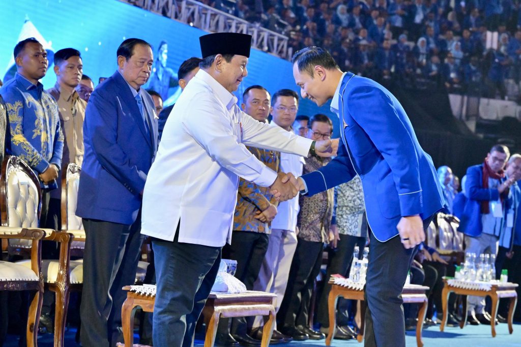 Hadiri HUT ke-25 Partai Demokrat, Presiden Prabowo Tegaskan Pentingnya Jaga Persatuan dan Kerukunan dalam Kehidupan Demokrasi