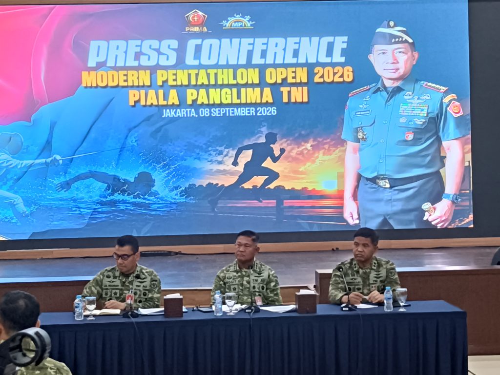 Kejuaraan Modern Pentathlon Piala Panglima TNI 2026, Ketum PP MPI Marsda TNI Purwoko Aji: Kehormatan dan Kebanggaan Modern Pentathlon jadi Cabor Dipertandingkan